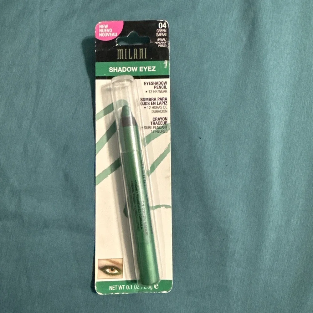 Milani Shadow Eyez Eyeshadow Pencil‎ 04 GREEN SAFARI 0.1oz NEW